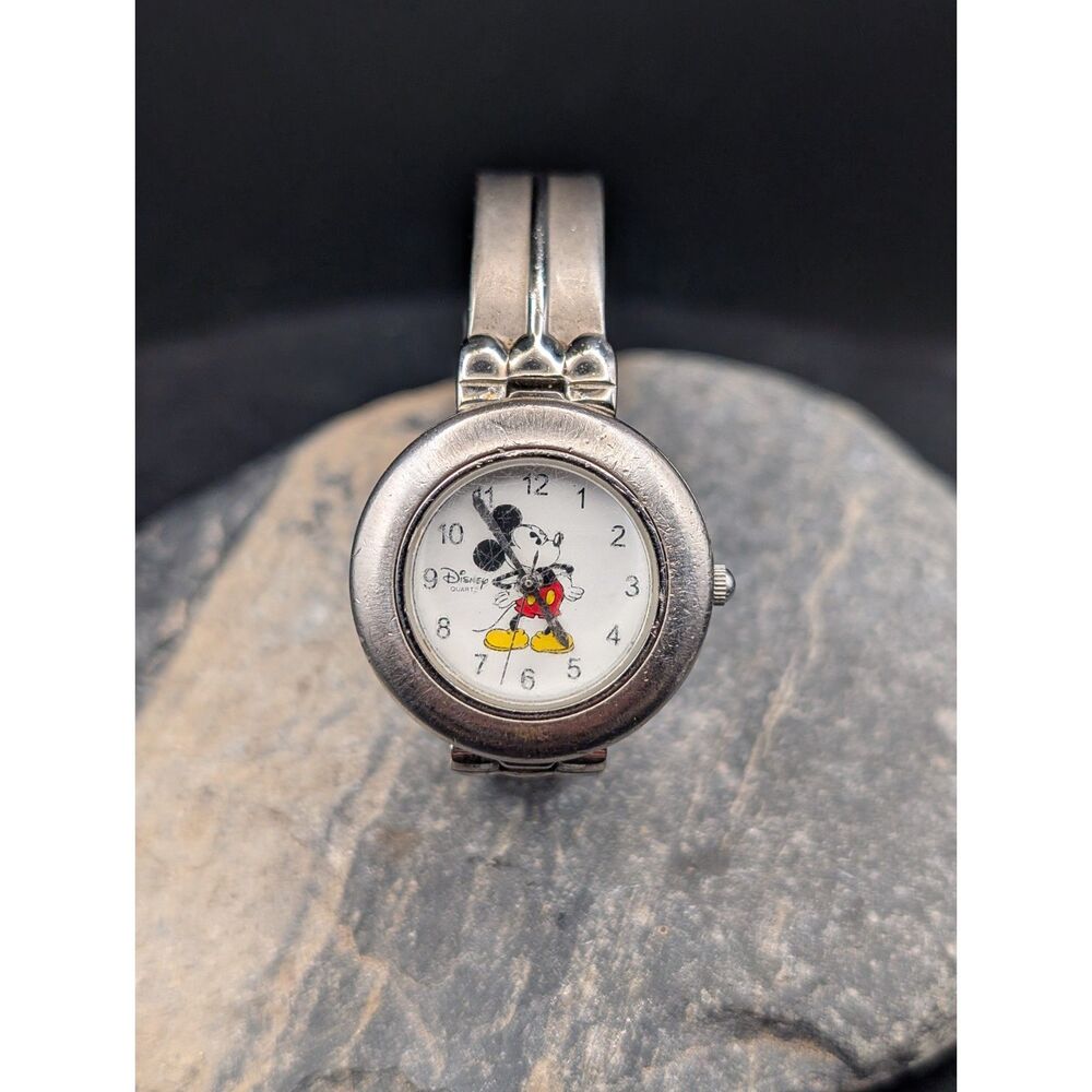 Disney Time Works Mickey Mouse Watch • Running Quartz • Japan Movt Vintage